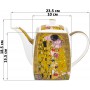 Чайник 1,3 л 23,5*10*18,5 см "Поцелуй"