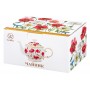 Чайник 700 мл 22*12,5*13 см, рифленый, NEW BONE CHINA
Состав: Фарфор