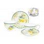 Чайн. наб. 12 пр. 300 мл на ножке, NEW BONE CHINA
Состав: Фарфор