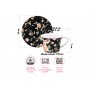 Чайн. пара 2 пр. 270 мл 12,5*9,5*7 см "Певчие птички на черном" NEW BONE CHINA
Состав: Фарфор