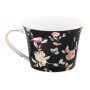 Чайн. пара 2 пр. 270 мл 12,5*9,5*7 см "Певчие птички на черном" NEW BONE CHINA
Состав: Фарфор