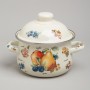 НАБОР КАСТРЮЛЬ AGNESS ЭМАЛИРОВАННЫХ СЕРИЯ "ФРУКТЫ", 4ПР. 1,5Л И 2,8Л, 16Х10СМ, 20Х12СМ
