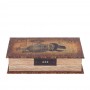 Шкатулка-книга с кодовым замком, L18 W7 H27 см