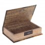 Шкатулка-книга с кодовым замком, L18 W7 H27 см