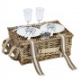Корзина для пикника на 2 персоны, L44 W31 H17 см